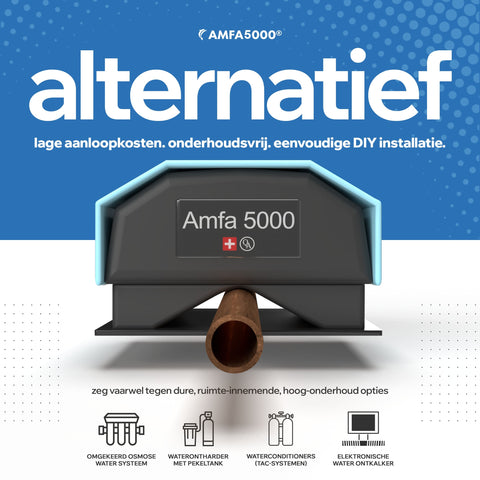 AMFA5000® ALTERNATIVA AL SUAVIZADOR DE AGUA