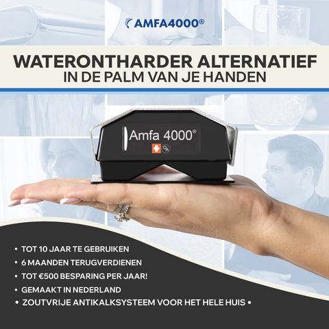 AMFA4000® ALTERNATIVA AL SUAVIZADOR DE AGUA